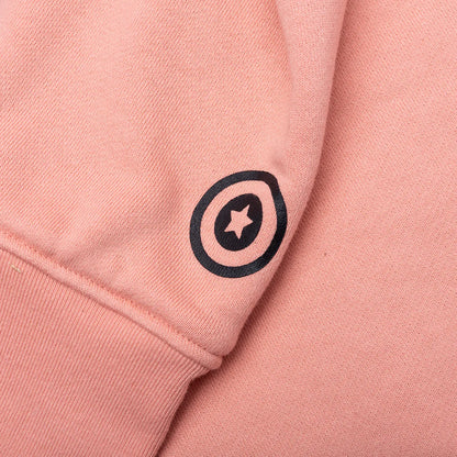 2nd Shark Full Zip Hoodie Pink