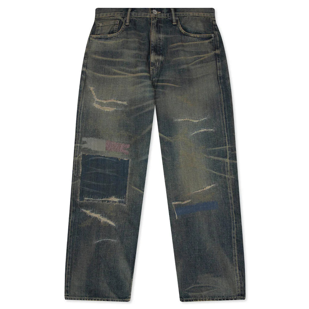 Savage Denim DP Wide Pants Indigo