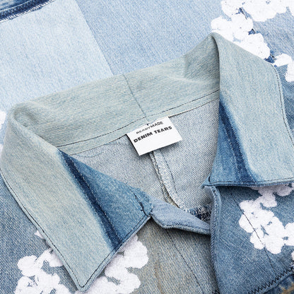 Readymade x Denim Tears CTN Wreath Track Jacket Blue