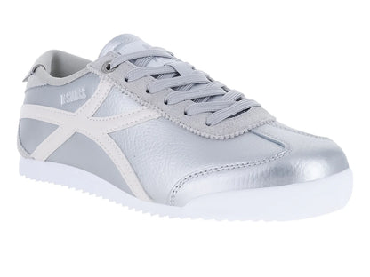 Tenis K Swiss Gashiko Plata y Beige para Mujer