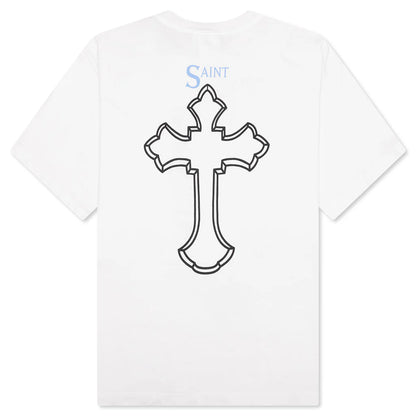 Saint Michael x 2Pac T Shirt White