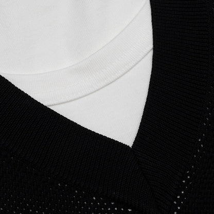 Cotton Jersey x Polyester T Shirt White