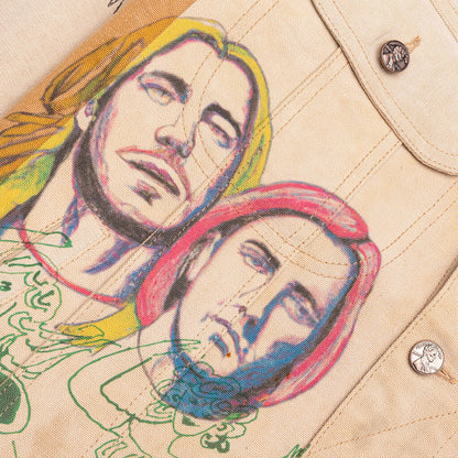 Harrison Reconstructed Trucker Jacket Multi