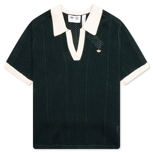 Adidas Originals x CLOT Knit Polo by Edison Chen Green Night