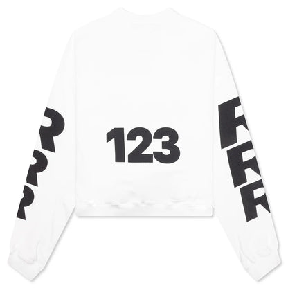 USO 123 CVA Crewneck Max White