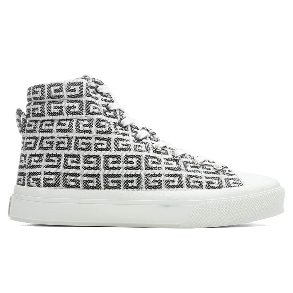 City High Top Sneaker Black White