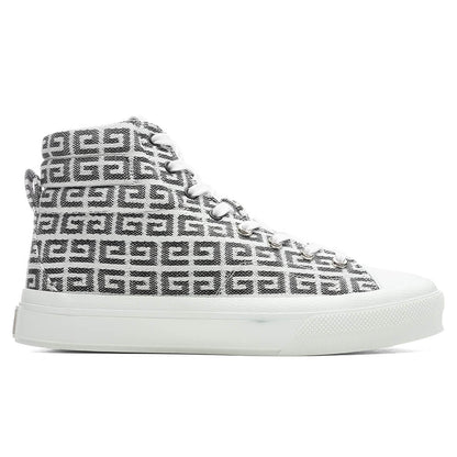 City High Top Sneaker Black White