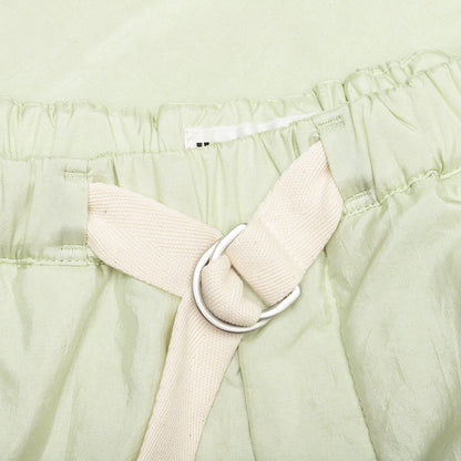 Belted Shorts Soft Pigment Green