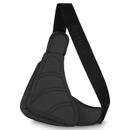 G Zip Triangle Bag Small Black