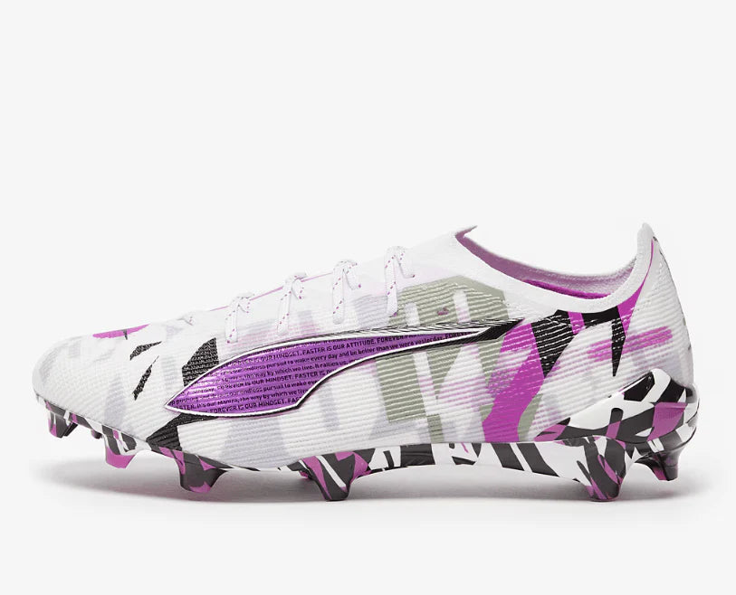 PUMA Ultra 5 Ultimate Forever FG Firm Ground White Pure Magenta