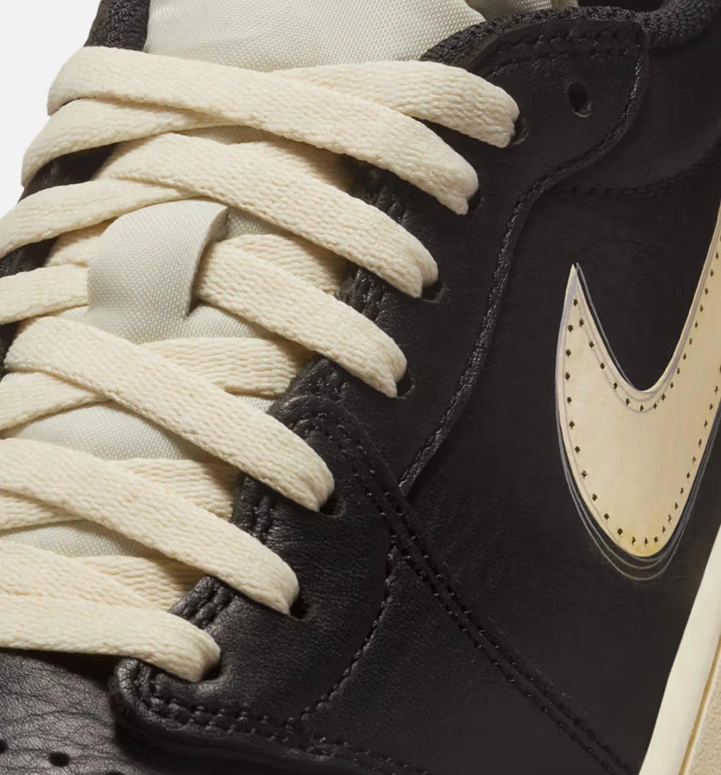 Nigel Sylvester x Air Jordan 1 Retro Low Nitro Mens Lifestyle Shoe Black Muslin Varsity Red Limit One Per Customer