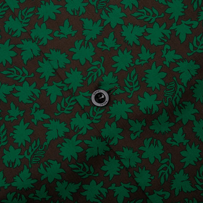 Floral Print Shirt Green