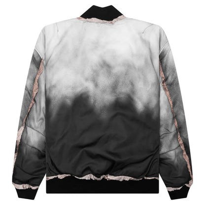 Ocari Nylon Bomber Jacket Faded Black