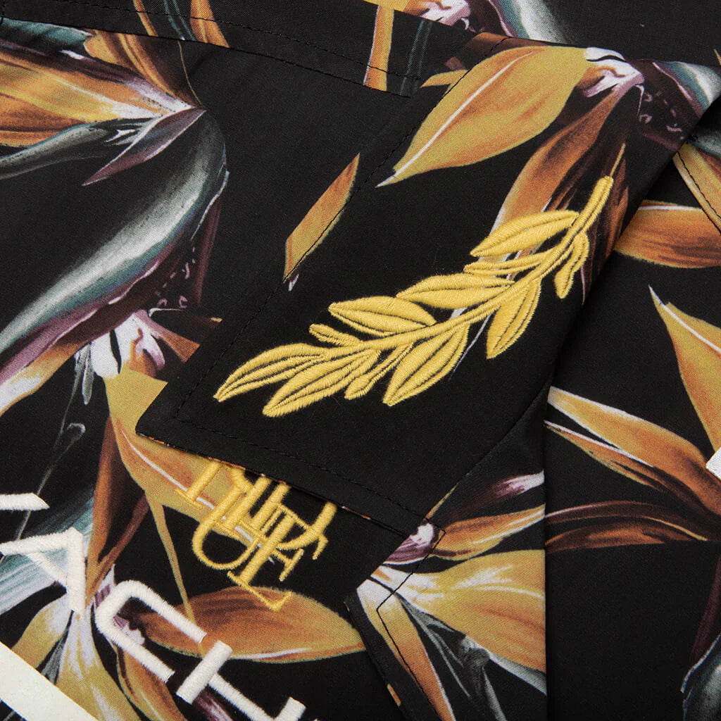 Rhude Regatta Club Hawaiian Shirt Multi Yellow White