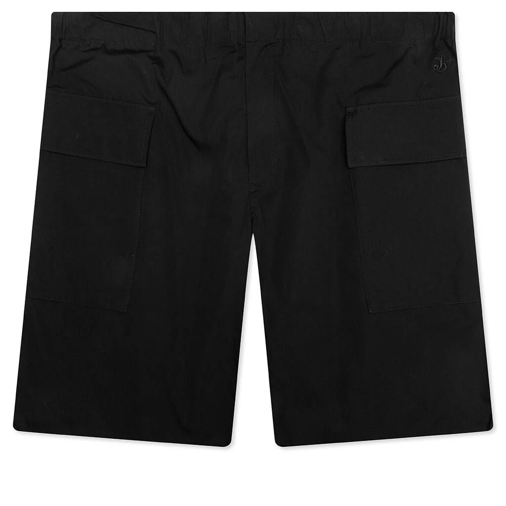 Glass Finish Cotton Poplin 94 Shorts Black