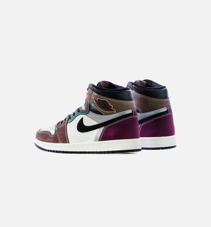 Air Jordan 1 High OG Hand Crafted Mens Lifestyle Shoe Black Archaeo Brown Dark Chocolate Limit One Per Customer