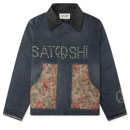 Satoshi 9 To 5 Work Jacket Washed Black