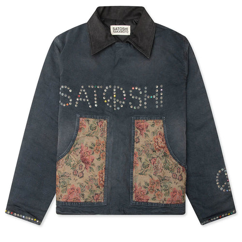 Satoshi 9 To 5 Work Jacket Washed Black