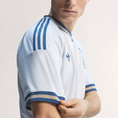 adidas Italy Away Authentic Mens Soccer Jersey 2026 Aero Blue