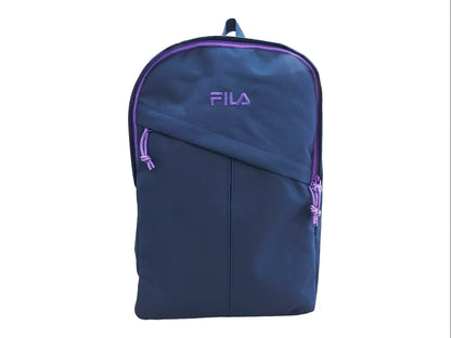 Mochila Fila Diagonal Azul Marino y Morado Unisex