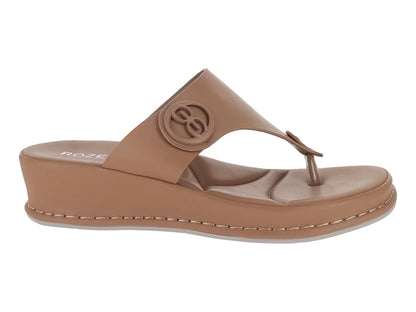 Sandalias ROZE Plataforma Color Café para Mujer