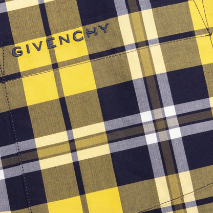 Oversized Asymmetrical Smock Shirt Dark Yellow