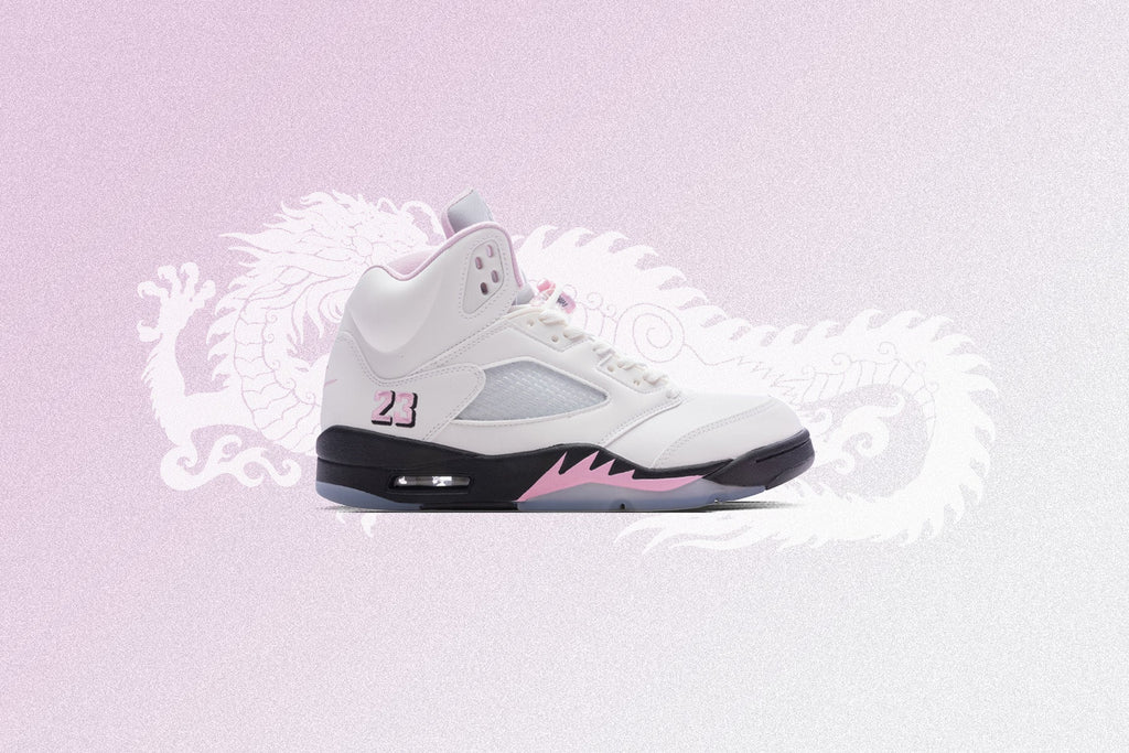 Air Jordan 5 Retro OG 35th Anniversary White Med Soft Pink Black