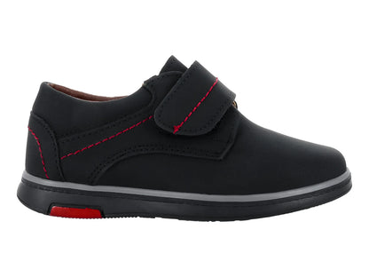 Zapatos Germany Nubuck Negro Rojo para Niño