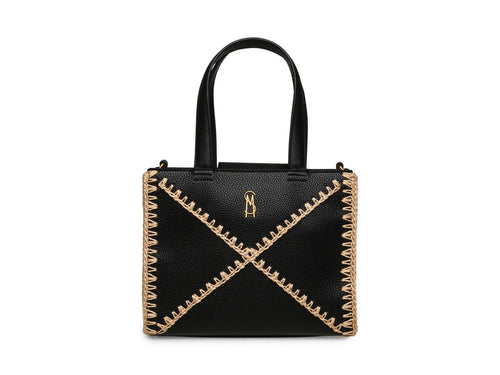 Bolso Steve Madden Baris Negro y Dorado para Mujer