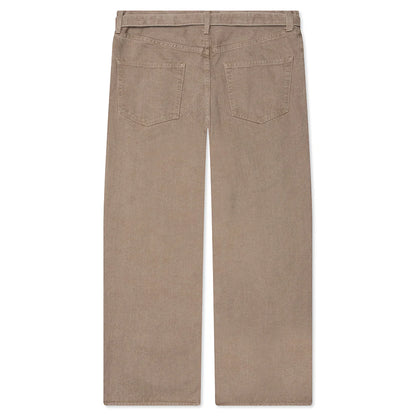 Belted Jeans Beige