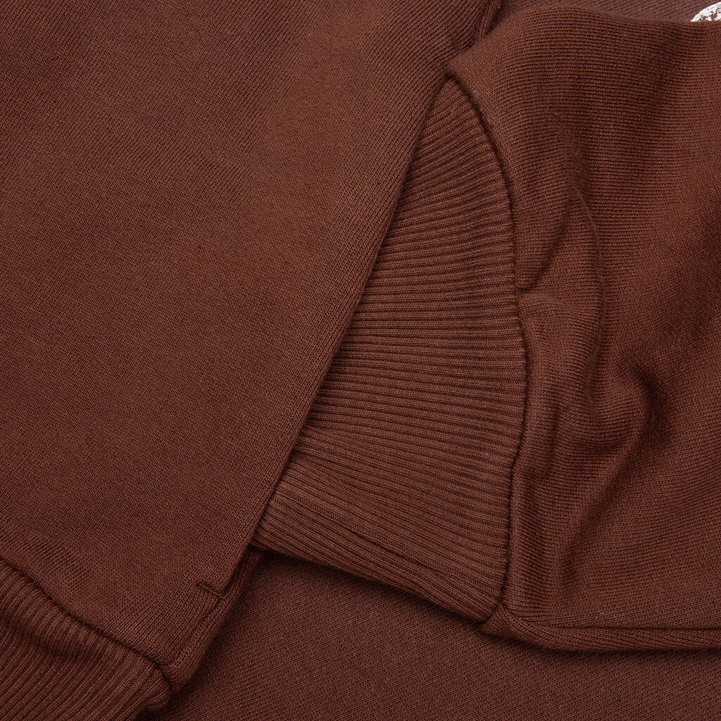 Logo Hooded Sweater Chocolate Brown