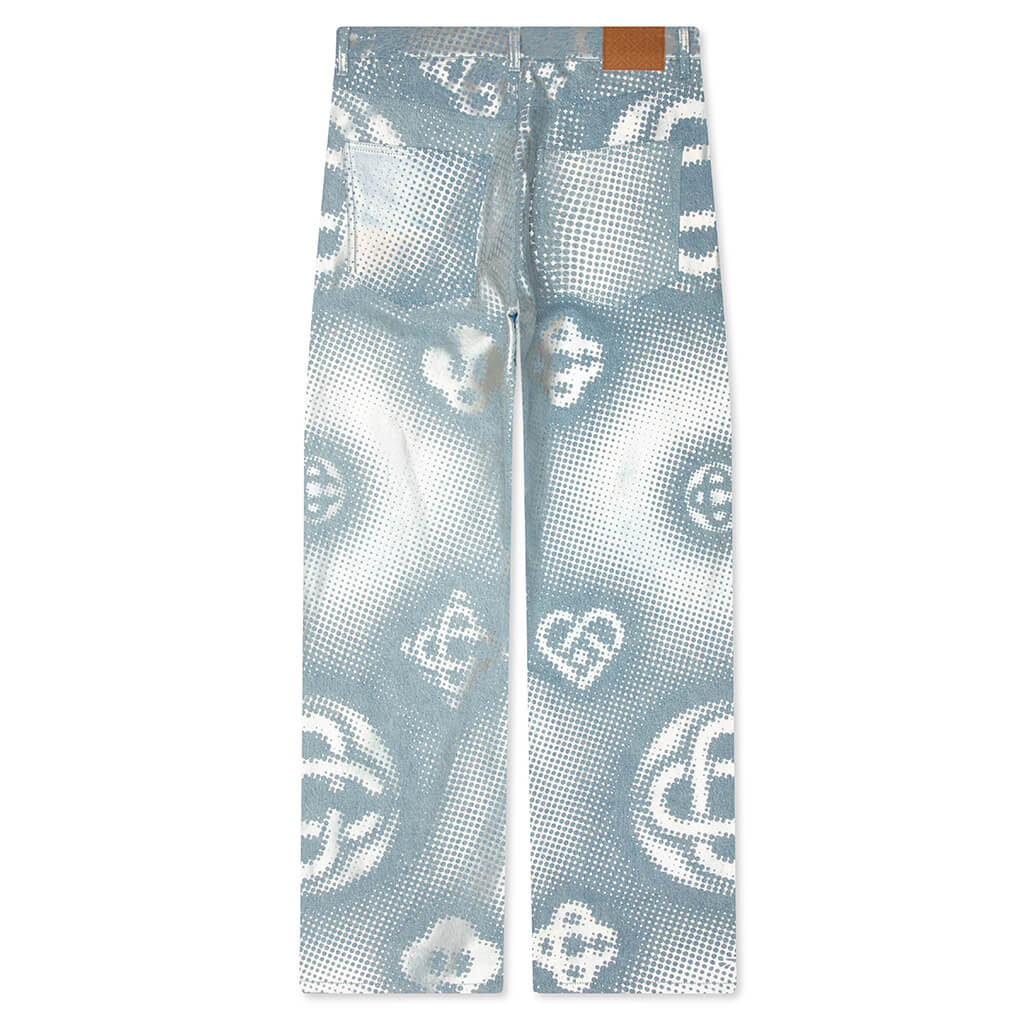 Pearlescent Monogram Baggy Jeans Pearlescent
