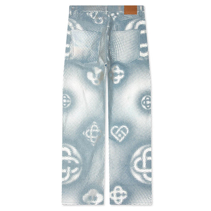 Pearlescent Monogram Baggy Jeans Pearlescent
