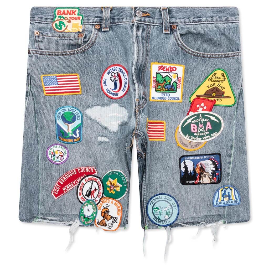 Gentlemans Denim Shorts Multi