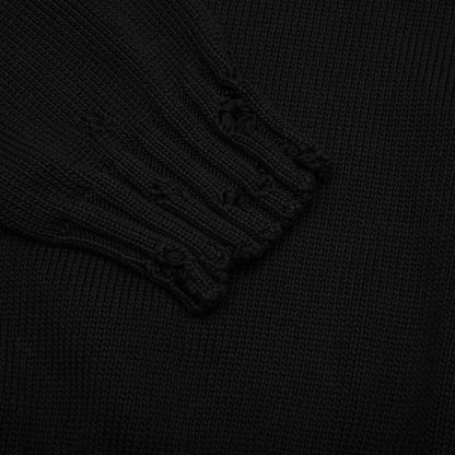 Round Neck Sweater Black