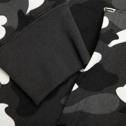 City Camo Shark Full Zip Hoodie Black