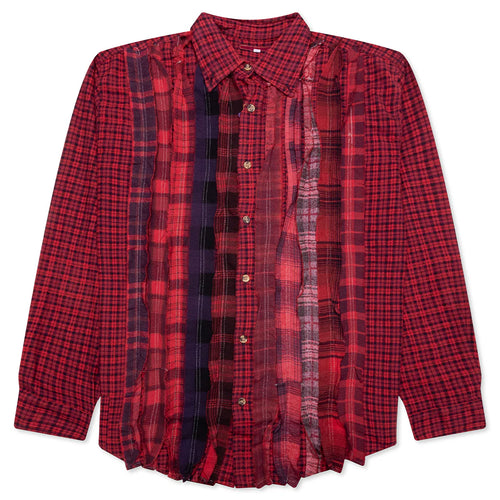 Ribbon Over Dye Flannel Shirt Assorted