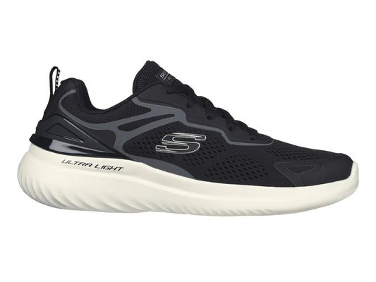 Skechers Tenis Negro y Gris para Hombre