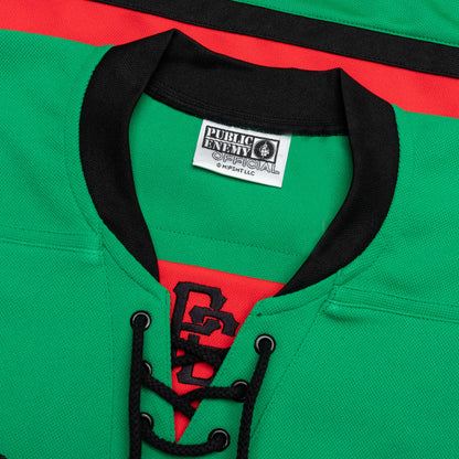 Saint Michael x Public Enemy Saint Enemy Game Shirt Green
