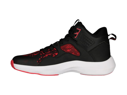 Tenis Charly para Baloncesto Negro y Rojo para Hombre