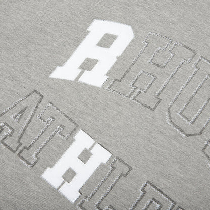 Rhude Athletic Hoodie Heather Grey White