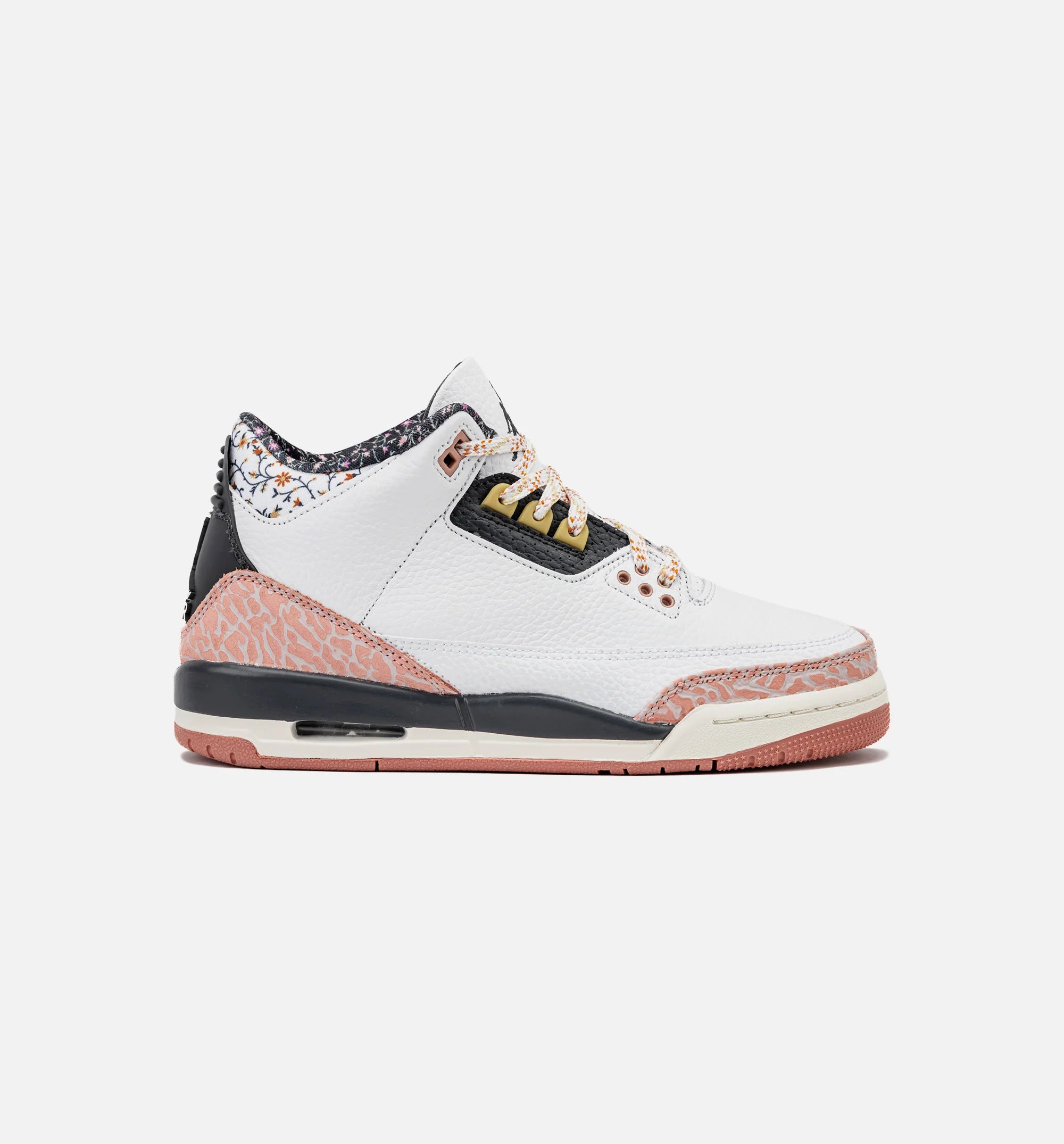 Air Jordan 3 Retro Ivory Grade School Lifestyle Shoe White Anthracite Red Sail