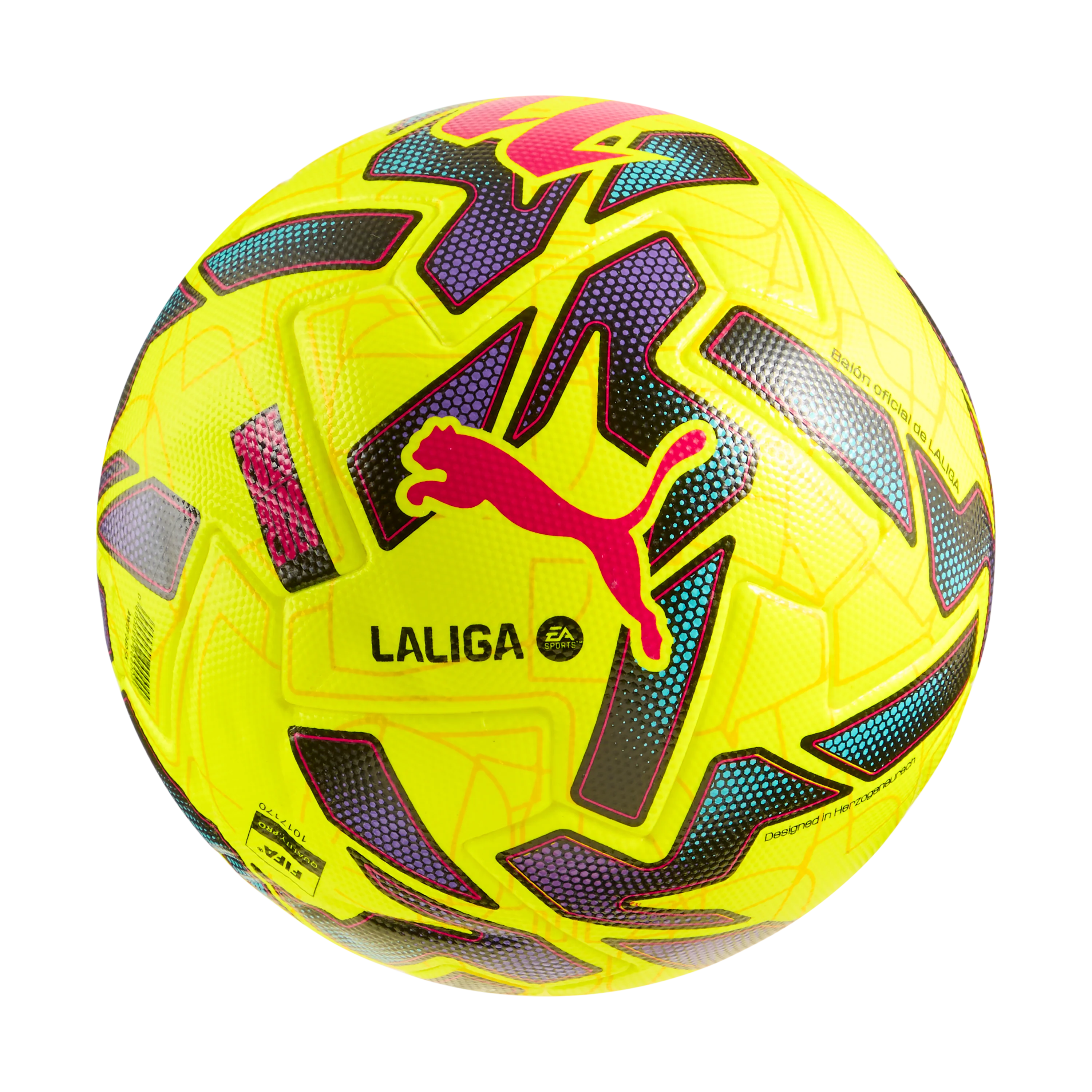PUMA Orbita LaLiga 1 FIFA QUALITY PRO Soccer Ball Fluor Yellow
