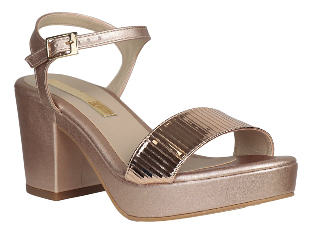 Sandalias Paulie Oro Rosado para Mujer