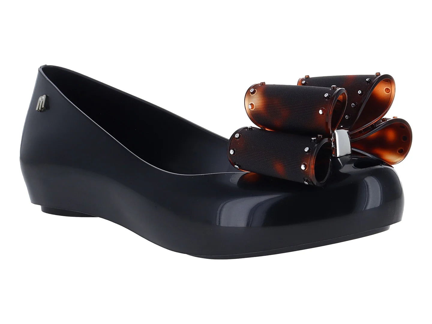 Zapatos Planos Melissa Ultragil Classic Bow Negro para Mujer