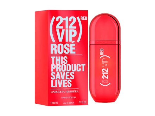 Perfume Carolina Herrera 212 VIP Rose Red Edición Limitada Rojo