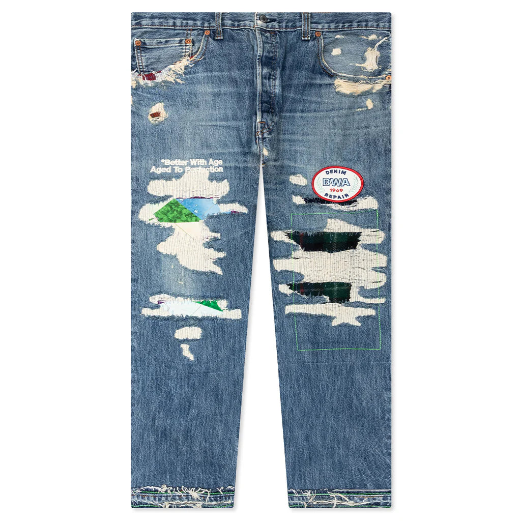 Denim Repair Pants Indigo