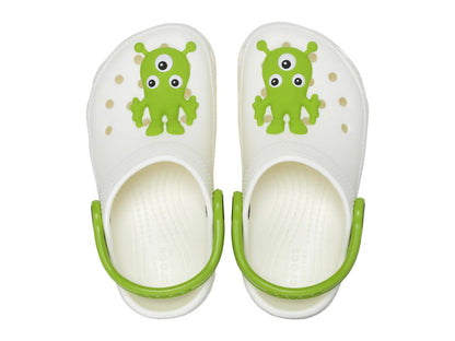 Sandalias Crocs Classic Glow Alien Multicolor para Niño