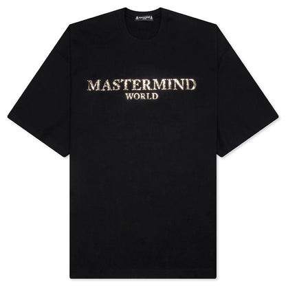 Oversized Mirror Logo S S Tee Black