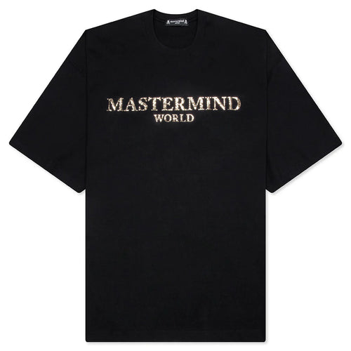 Oversized Mirror Logo S S Tee Black